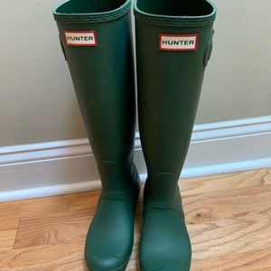 Hunters boots women 8